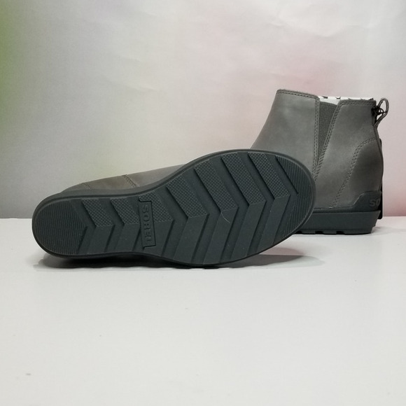 Sorel Women's Evie II Waterproof Wedge Zip Bootie Size 5 Quarry 2056371  NWT - Picture 5 of 6